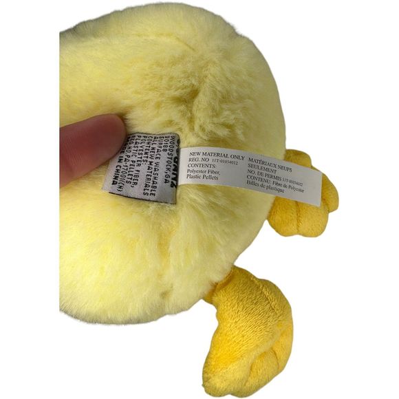 Ganz TWEETS Duckling Chick Plush Yellow 10” Soft HTF Duck Bird Stuffed Animal - Picture 6 of 7
